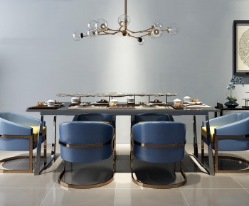 Modern Dining Table And Chairs-ID:709529622