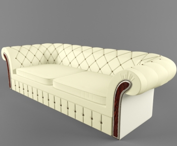 Simple European Style A Sofa For Two-ID:332693987
