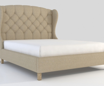 European Style Double Bed-ID:550261111