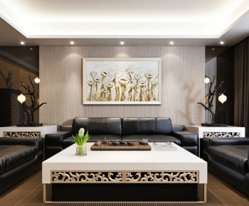 Modern A Living Room-ID:986152728