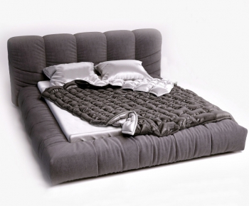 Modern Double Bed-ID:421870496