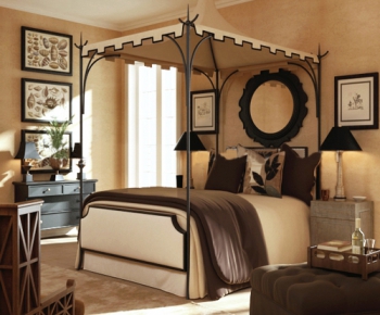 Modern American Style Bedroom-ID:813294454