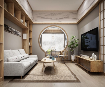 Japanese Style A Living Room-ID:511187377