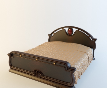 European Style Double Bed-ID:661077543
