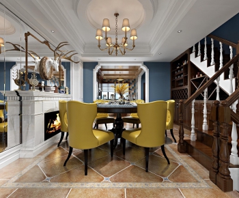 American Style Dining Room-ID:606406322