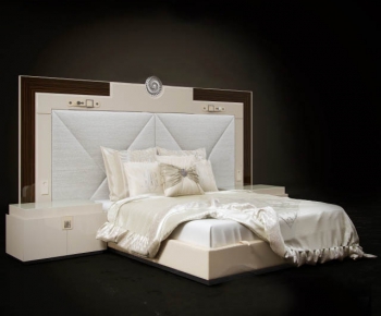 Modern Double Bed-ID:603628215