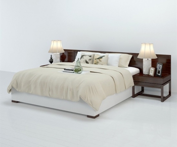 Modern Double Bed-ID:698664831