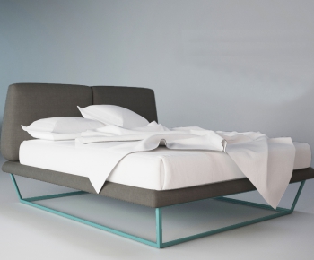 Modern Double Bed-ID:839263379