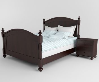 American Style Double Bed-ID:869450916