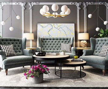 Nordic Style Sofa Combination-ID:898145439