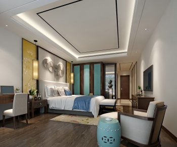 New Chinese Style Bedroom-ID:753300288