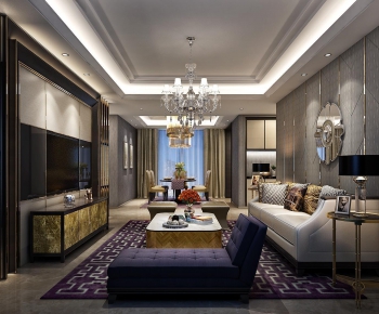 Modern Hong Kong Style A Living Room-ID:228817211