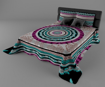 Modern Double Bed-ID:148373844