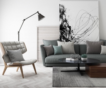 Modern Nordic Style Sofa Combination-ID:881001355