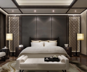 New Chinese Style Bedroom-ID:867930269