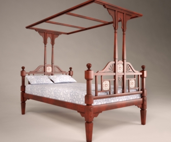 European Style Double Bed-ID:150177281