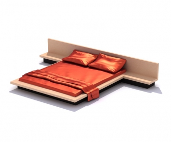 Modern Double Bed-ID:267908372