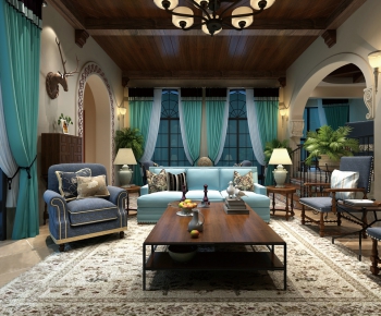 American Style A Living Room-ID:973006579