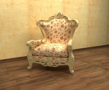 European Style Single Sofa-ID:226252519
