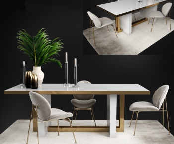 Modern Dining Table And Chairs-ID:847661529