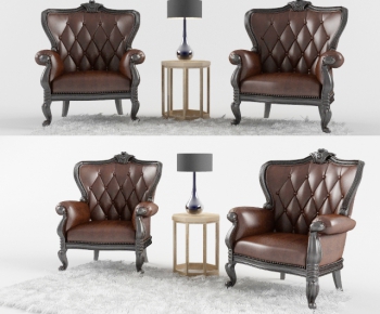 European Style Single Sofa-ID:958212215