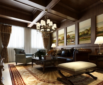 American Style A Living Room-ID:796734868