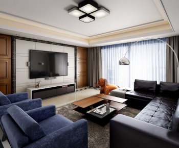 Modern A Living Room-ID:958963285