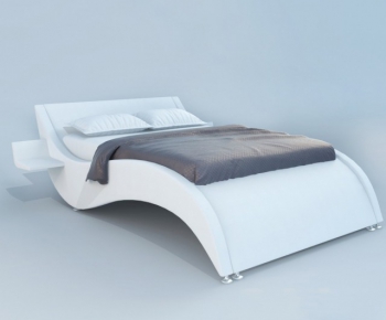 Modern Double Bed-ID:712872833