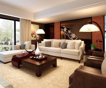 Modern A Living Room-ID:641706354