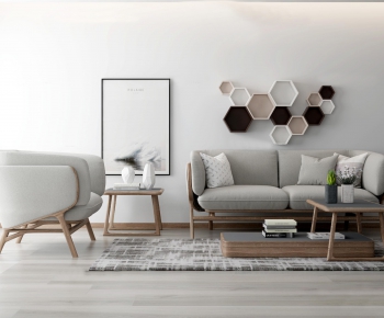 Nordic Style Sofa Combination-ID:401973788