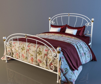 European Style Double Bed-ID:846736965