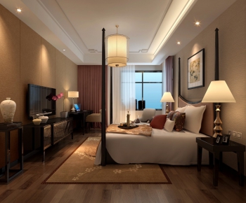 New Chinese Style Bedroom-ID:277822216