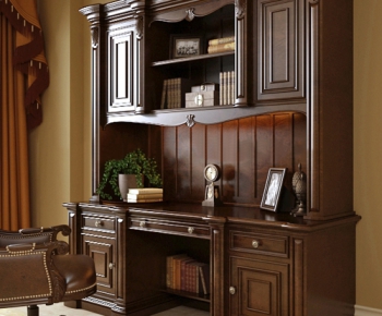 American Style European Style French Style Classical Style Bookcase-ID:876874825