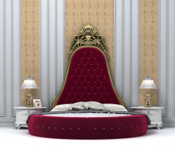 European Style Round Bed-ID:280325161