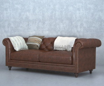 Simple European Style A Sofa For Two-ID:623529446