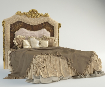 French Style Double Bed-ID:488025442