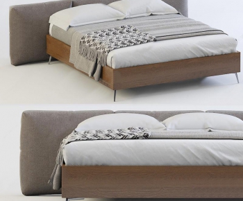 Modern Double Bed-ID:656329221