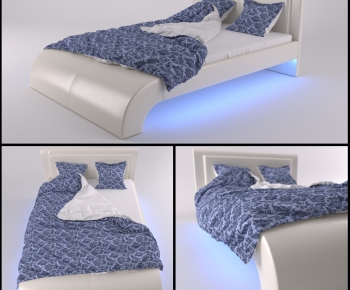 Modern Single Bed-ID:991213938