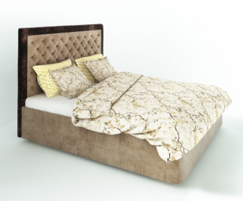 Modern Double Bed-ID:991429112