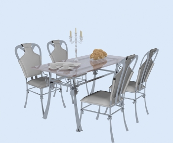 European Style Dining Table And Chairs-ID:881719585