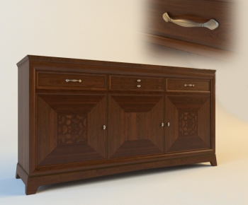 Simple European Style Side Cabinet/Entrance Cabinet-ID:529396772