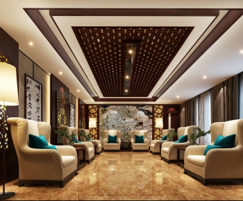 New Chinese Style Reception Room-ID:695964993