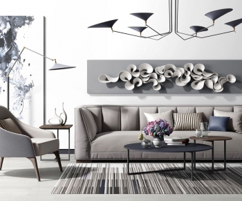 Modern Nordic Style Sofa Combination-ID:246543364