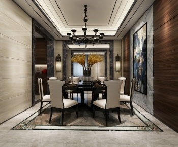 New Chinese Style Dining Room-ID:265376627
