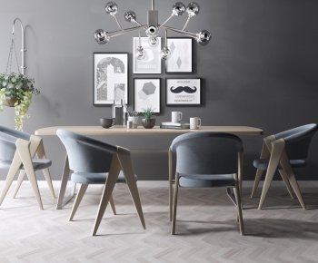 Modern Dining Table And Chairs-ID:325972128