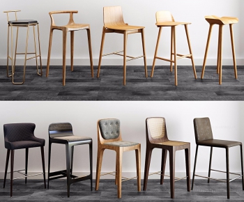 Modern Nordic Style Bar Chair-ID:424568733
