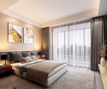 New Chinese Style Bedroom-ID:226568827