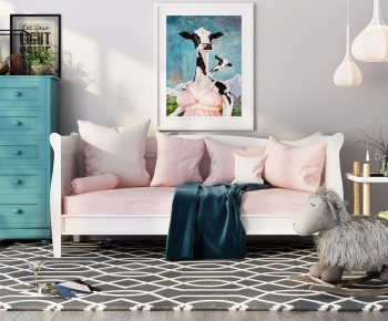 Nordic Style A Sofa For Two-ID:260328129