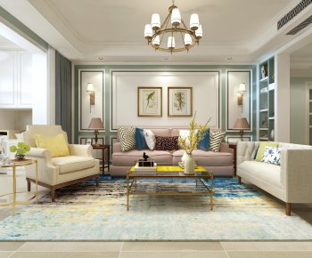 American Style A Living Room-ID:156401731