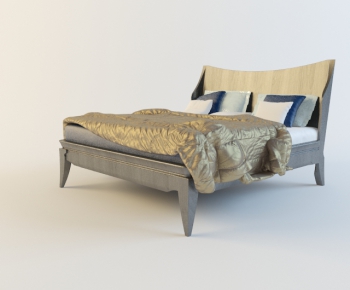 Modern Double Bed-ID:450346836